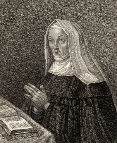Margaret, Countess of Richmond and Derby, engraved by Gerimia, from 